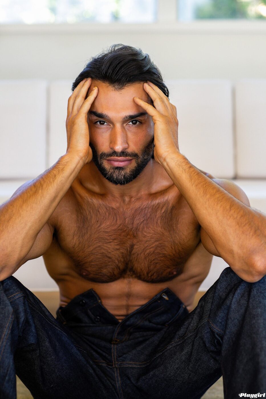 Sam Asghari for Playgirl. Photo: Playgirl / Katie Levine