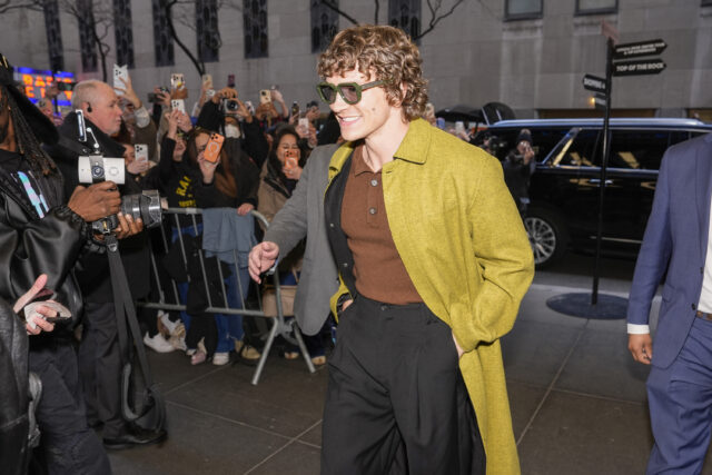 Pictured: Actor Connor Storrie arrives on January 12, 2026