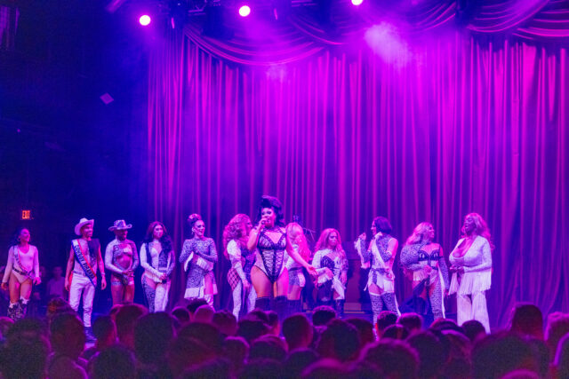 'Drag Race' contestant Alexis Mateo hosted and stunned in a beautiful Sin City Classic closing party performance with other Las Vegas Performers.