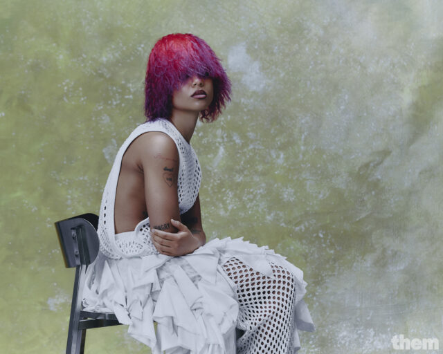 Myha’la talks queer roles, fandom culture, and her creative projects beyond 'Industry' in a candid Them interview.