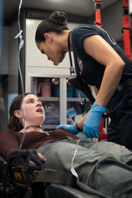 Juani Feliz discusses her role as Roxie Alba in ABC’s 9-1-1: Nashville, queer representation on TV and a controversial emergency that could spark conversation.