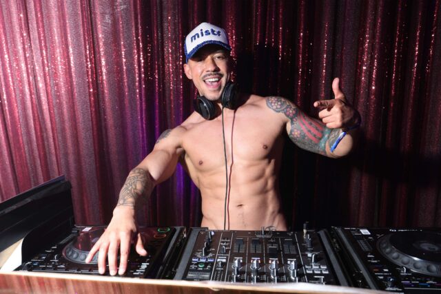 Dj performs during Elton John AIDS Foundation's 34th Annual Academy Awards Viewing Party on March 15, 2026 in West Hollywood, California.