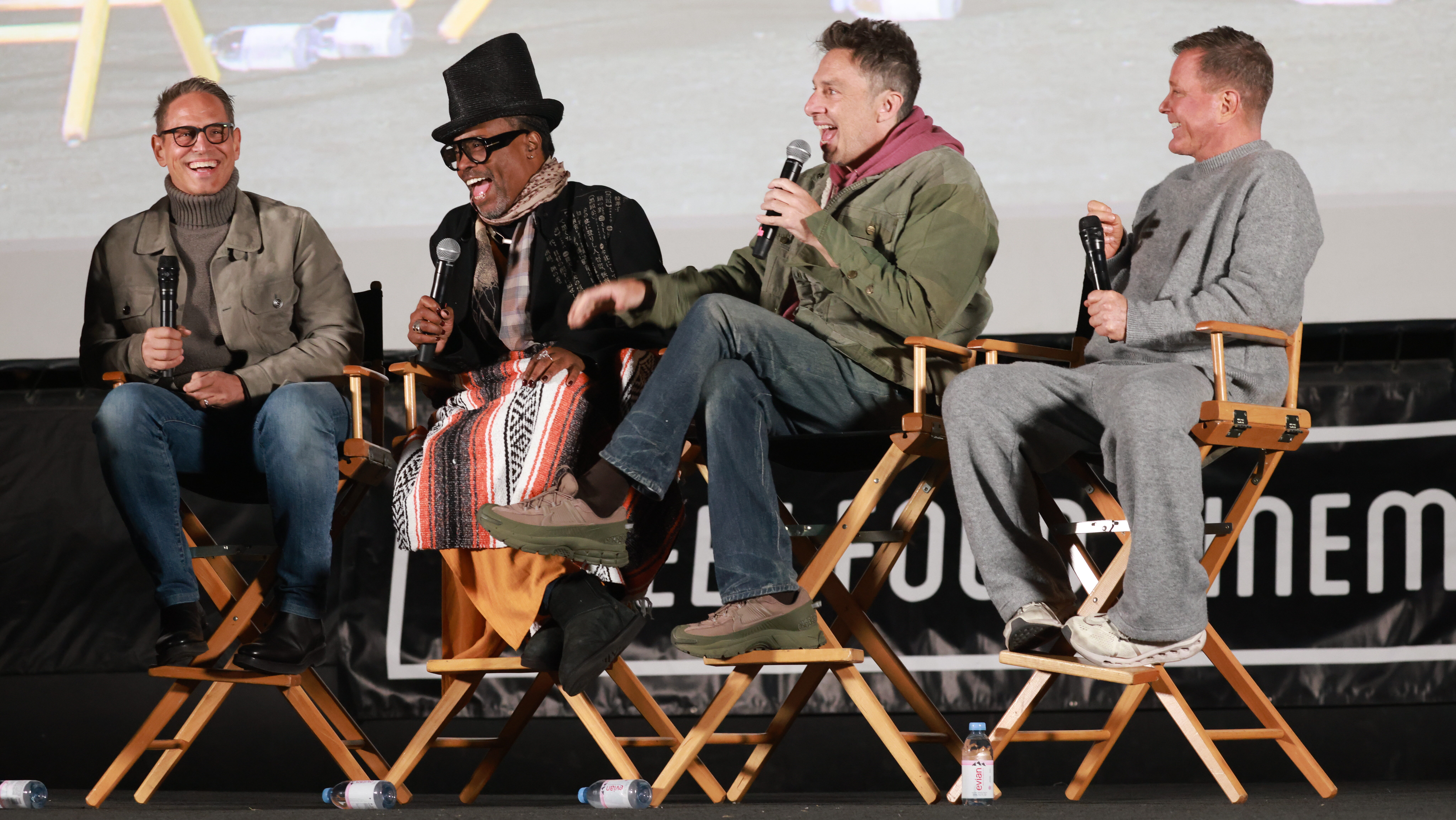 Greg Berlanti, Billy Porter, Zach Braff, Mickey Liddell