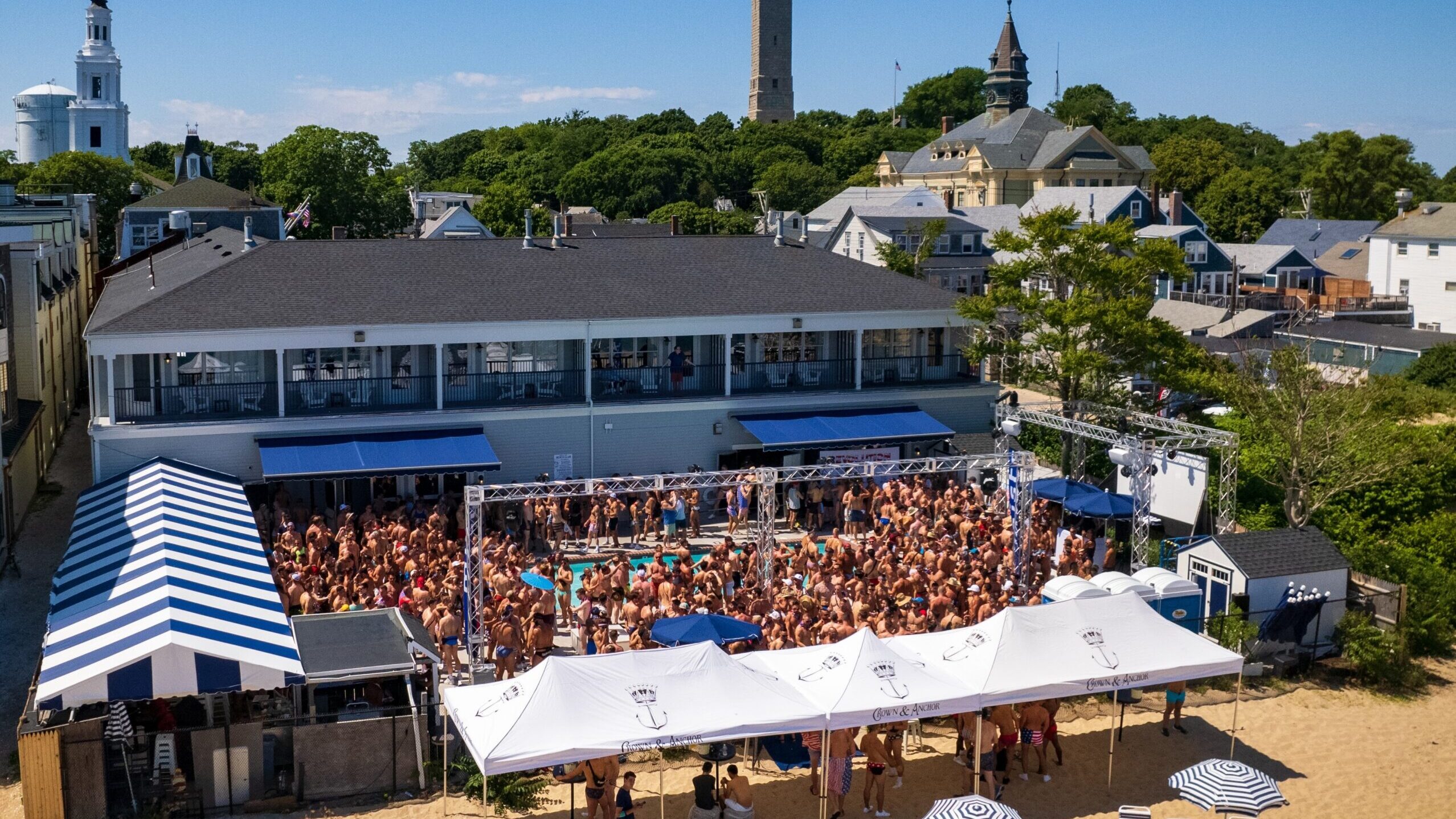 Provincetown’s iconic Crown & Anchor is reopening for summer 2026 with new parties, drag brunch, DJs, and a phased revival led by Tryst Hospitality.