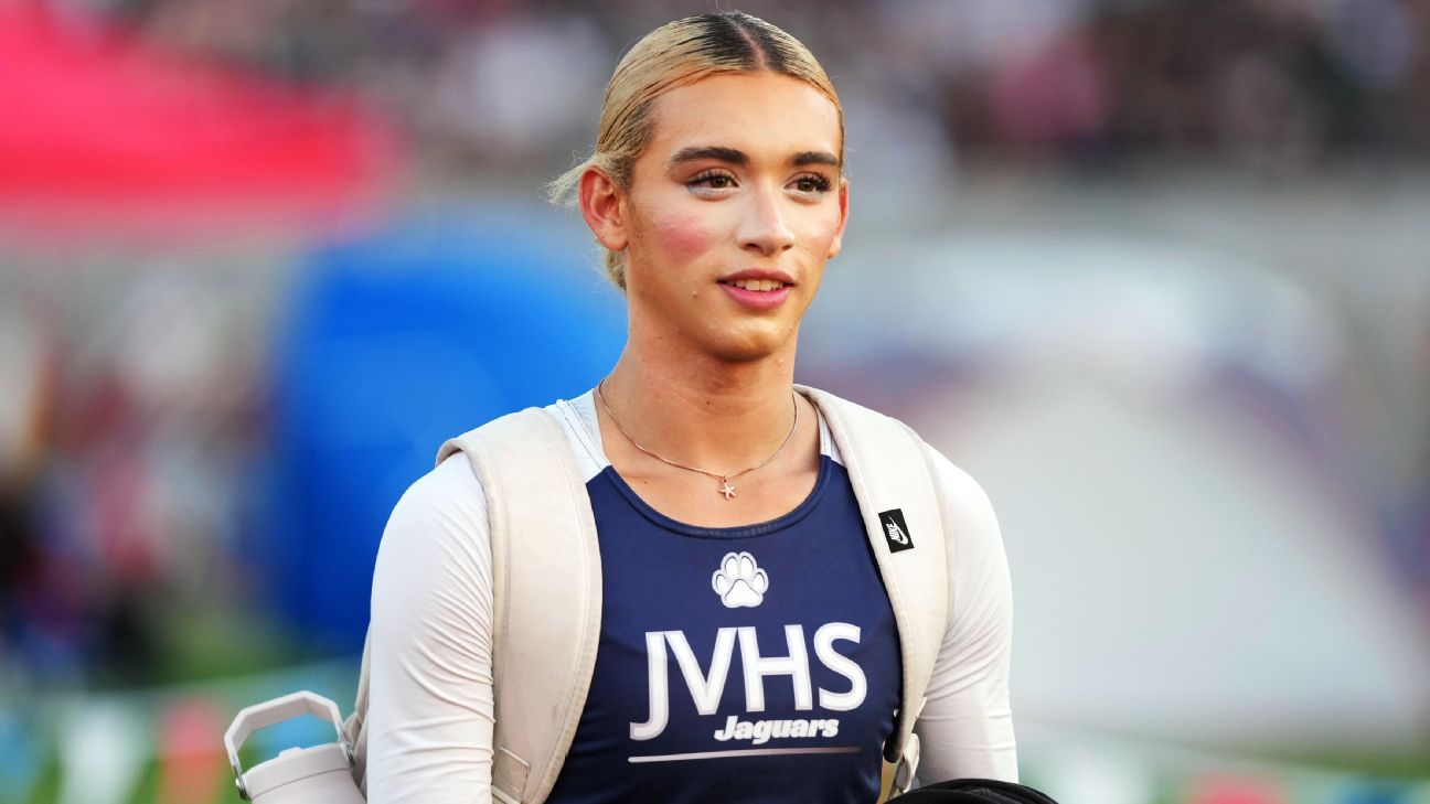 California trans athlete AB Hernandez says CIF’s medal-sharing policy “crushed” her ahead of the state championships as debate intensifies.